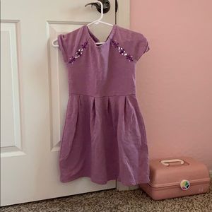 Purple dress for children